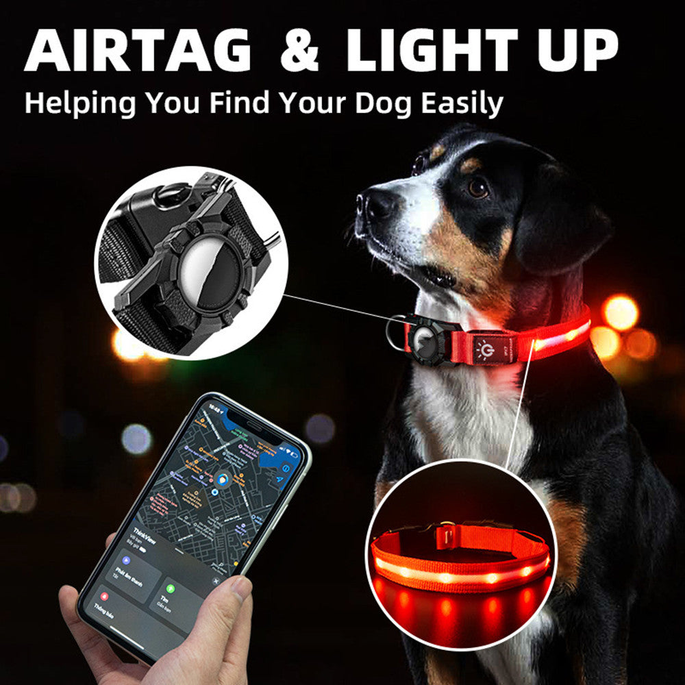 GlowGuard Waterproof LED Pet Collar