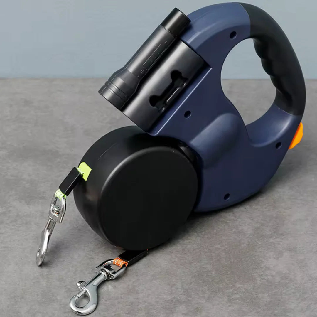 PawPerfect™ 360° Doppel-Rollleine für Hunde
