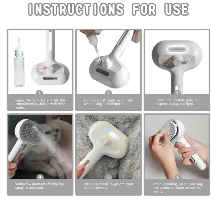 FurSweep™ Magic Spray Brush