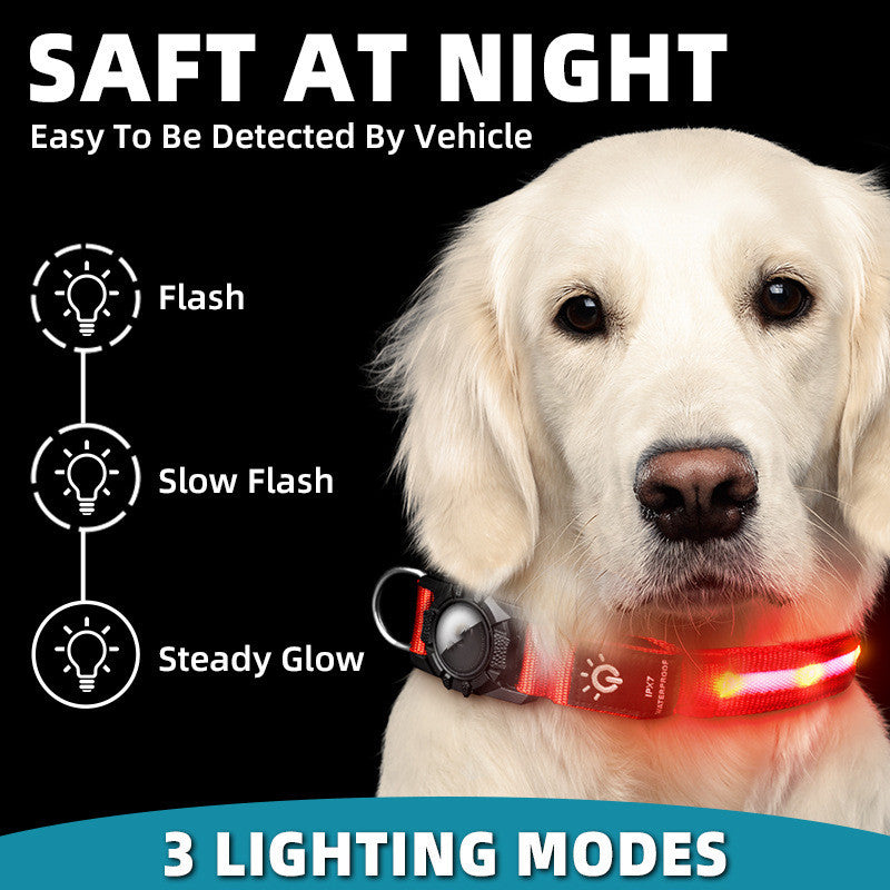 GlowGuard Waterproof LED Pet Collar