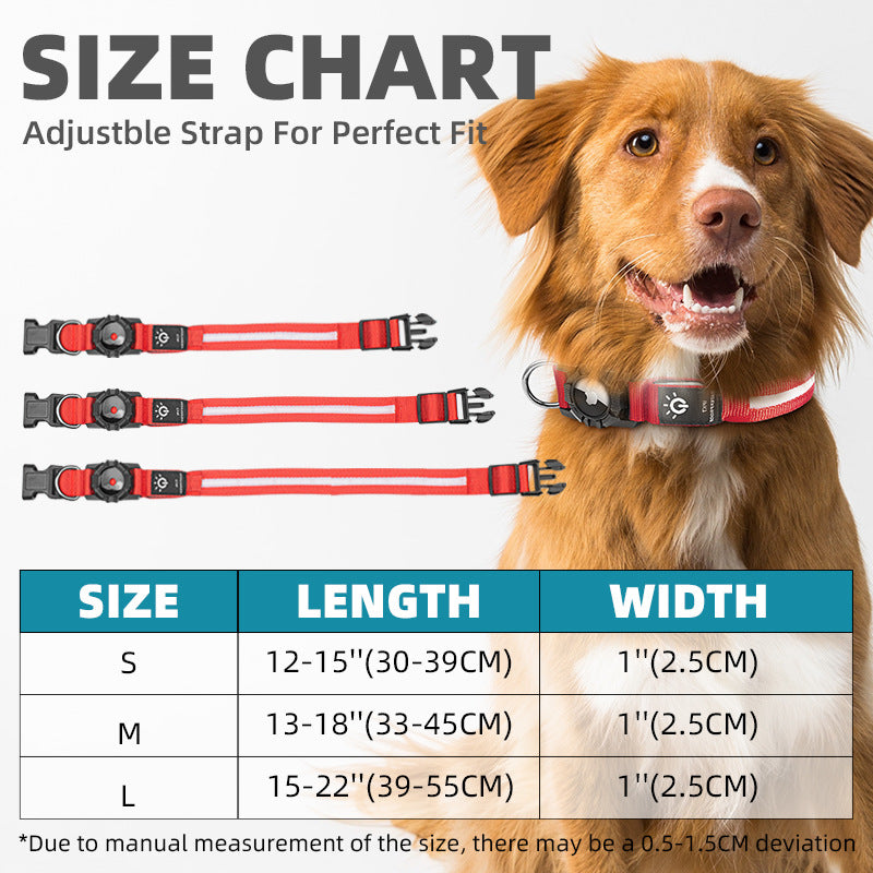 GlowGuard Waterproof LED Pet Collar