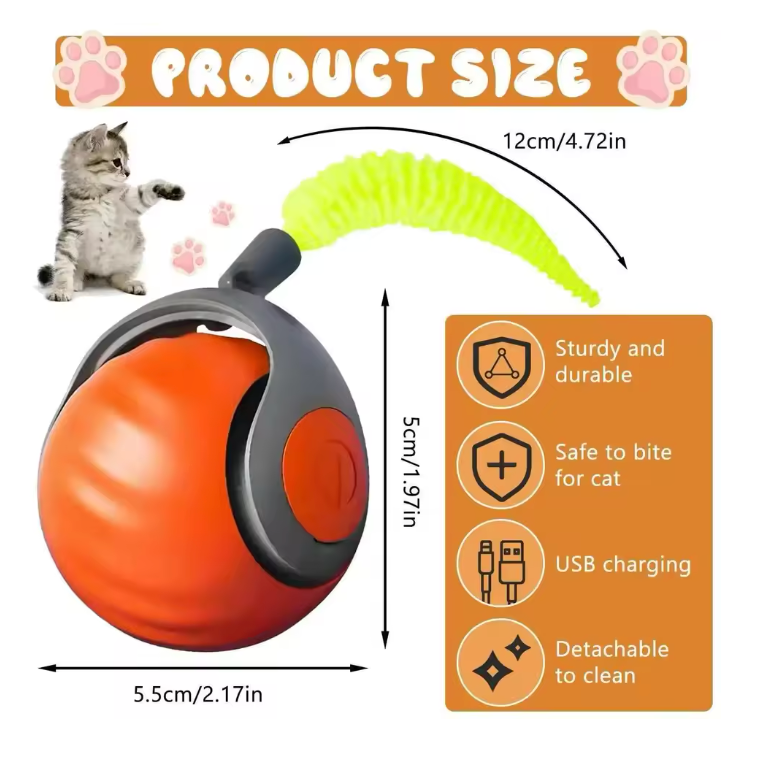 PawPal™ Motion Plush Ball