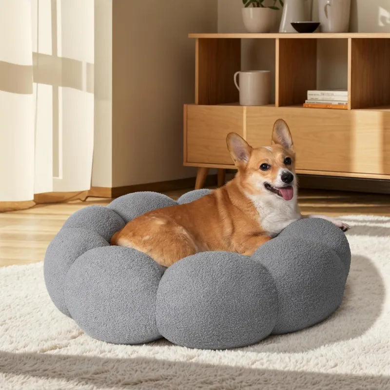 DreamCurl™ Calming Donut Bed for Cats & Small Dogs