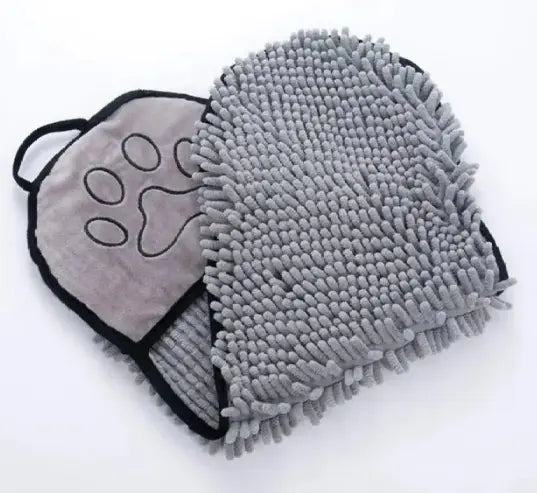 Serviette de bain pour animaux de compagnie