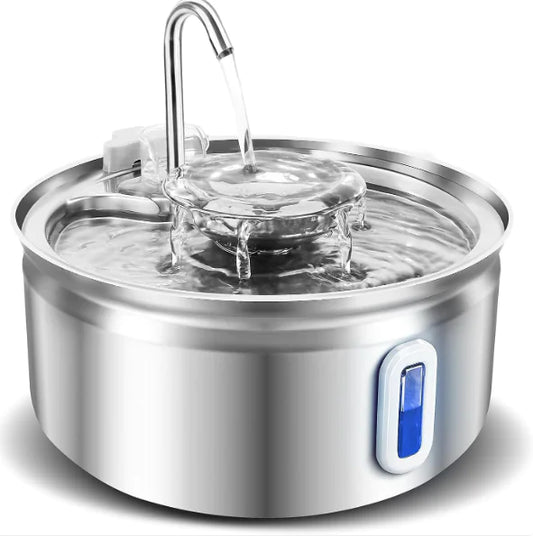 SipSmart™ Stainless Pet Fountain