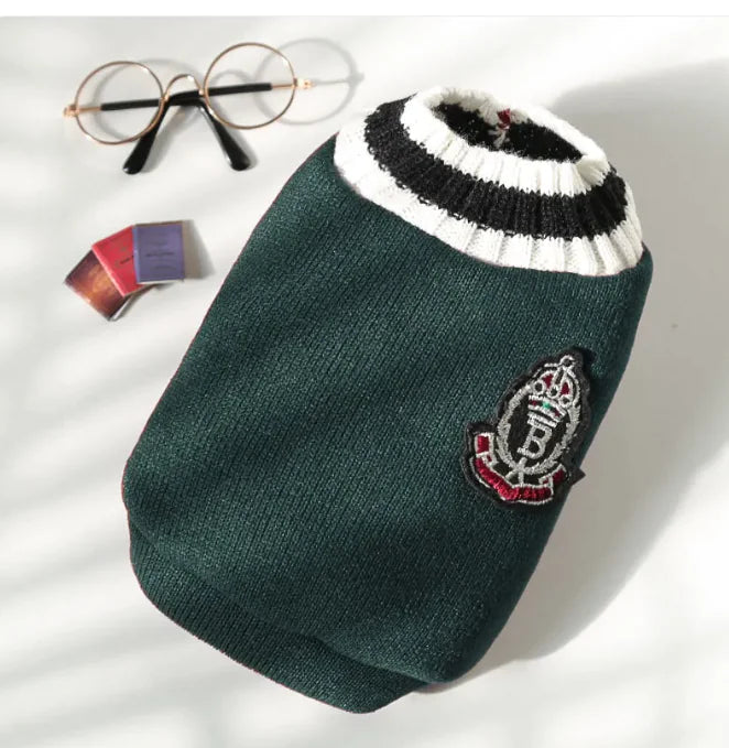 Knitted V-Neck Pet Vest