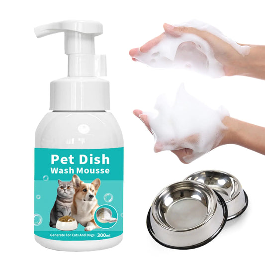 Mousse nettoyante pour gamelles d'animaux