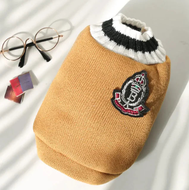 Knitted V-Neck Pet Vest